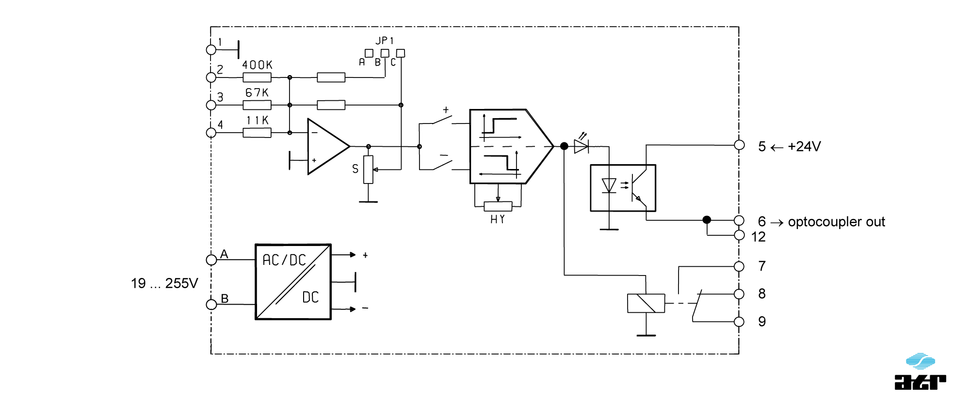 Anschlussplan: ATR Grenzwertschalter KM211