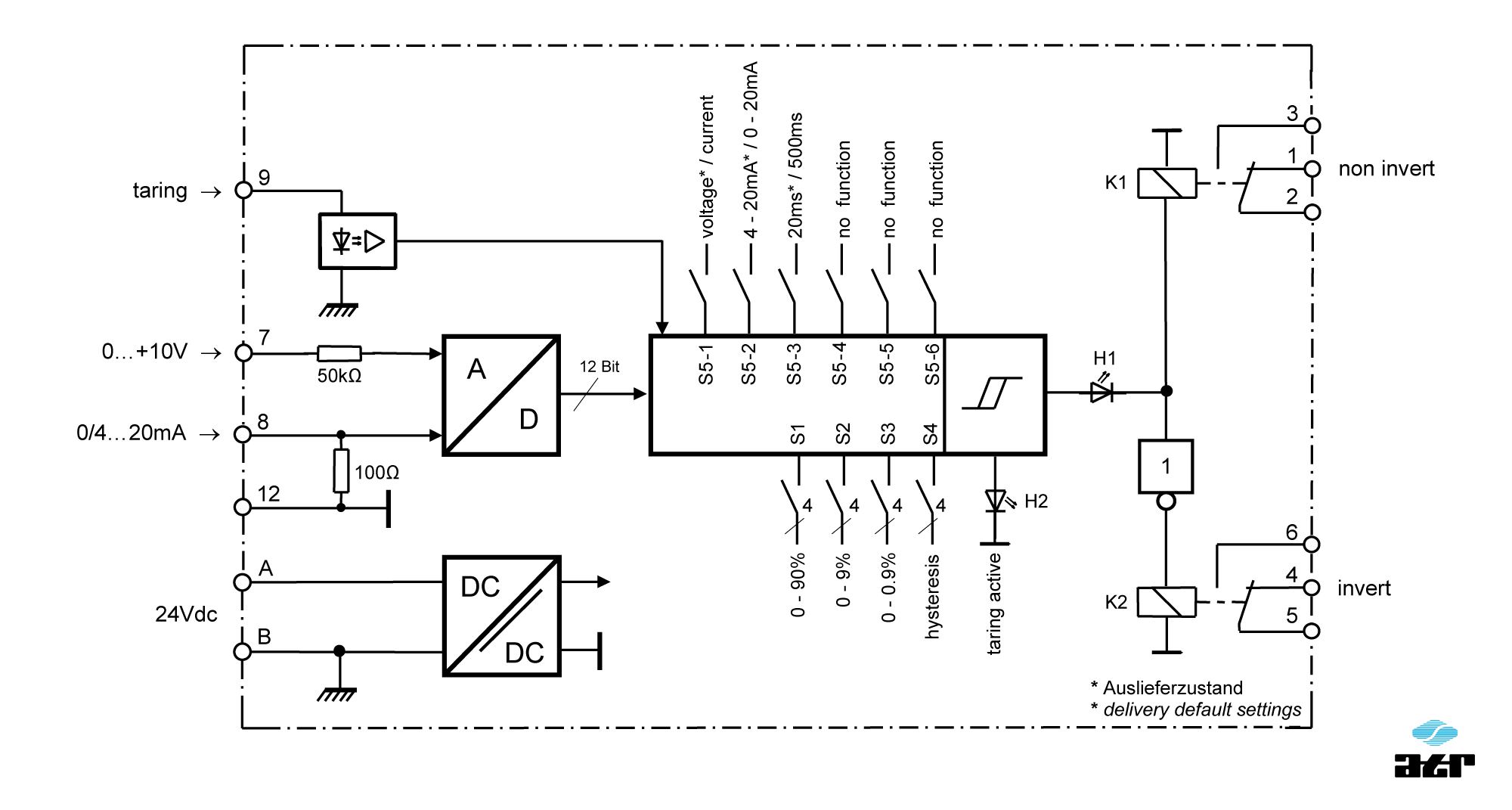 Anschlussplan: ATR Grenzwertschalter KM40