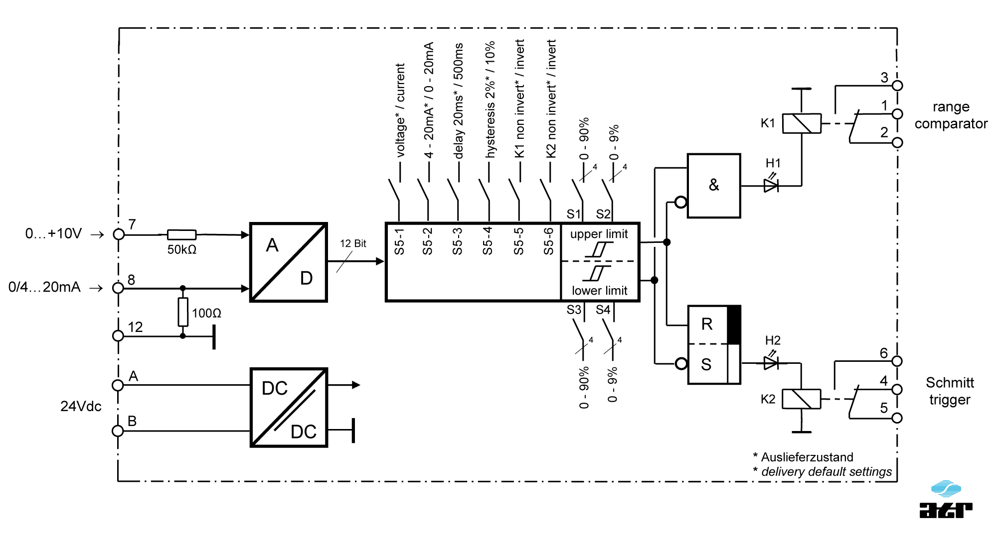 Anschlussplan: ATR Grenzwertschalter KM42