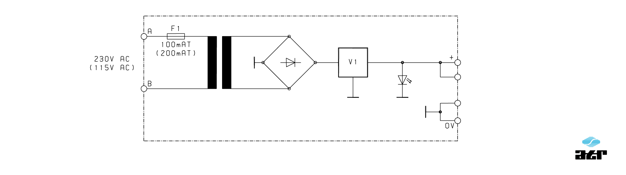 Anschlussplan: ATR Netzgerät NM324, NM415, NM605