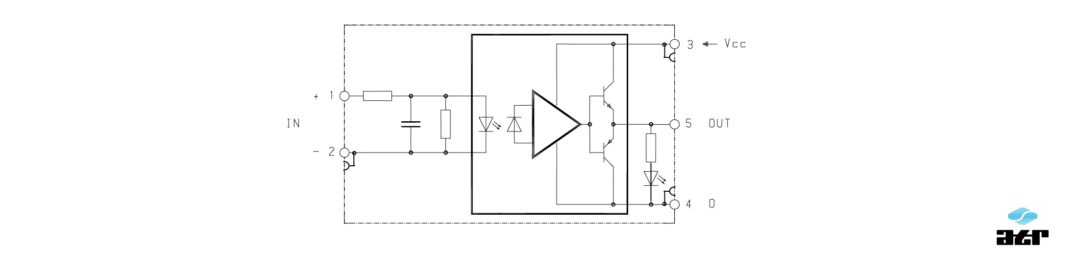 Anschlussplan: ATR Passiver Optokoppler OT1 + OT2