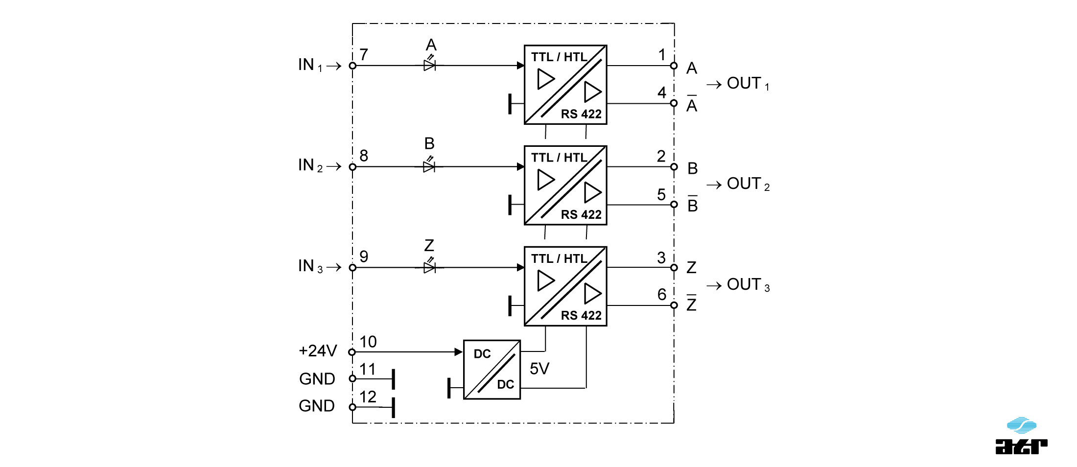 Anschlussplan: ATR Pegelumsetzer HM13